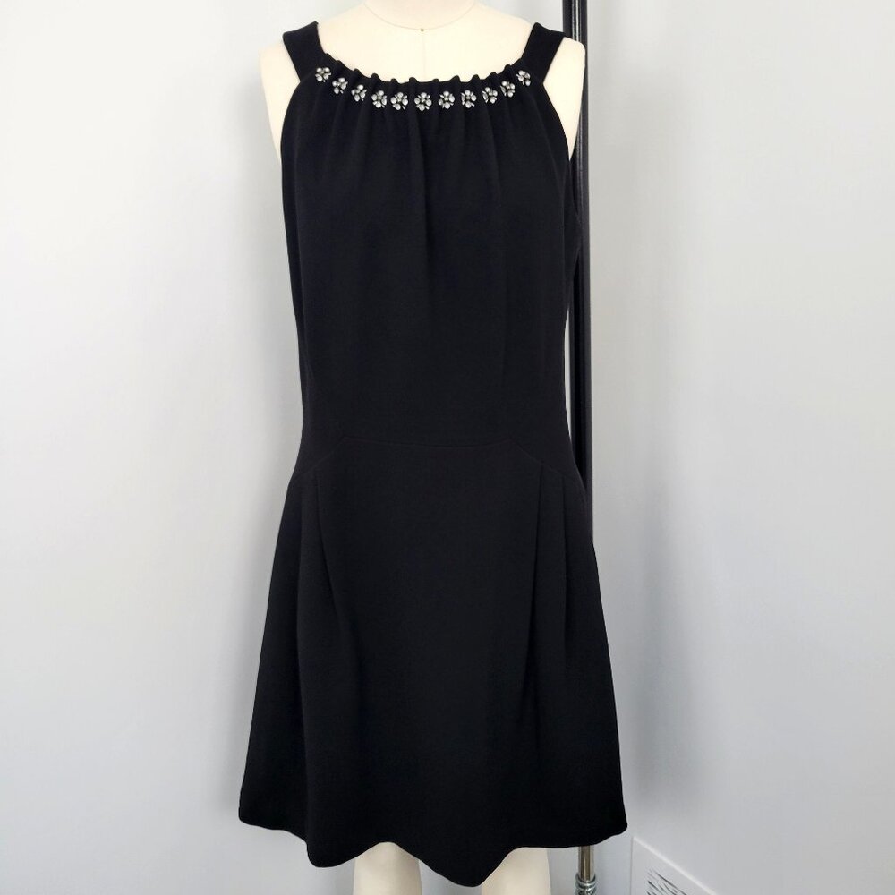 Tory Burch Sheila Embellished Floral Fit & Flare LBD